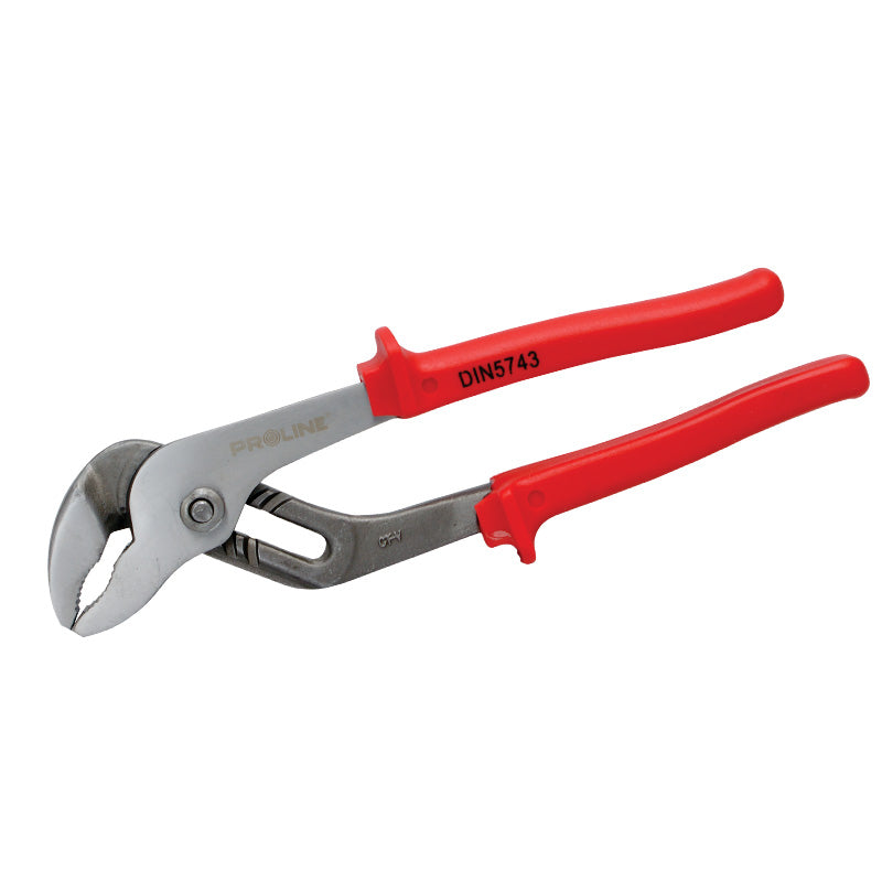 Clește instalator cromat cu mâner plastic 250 mm PROLINE 28581
