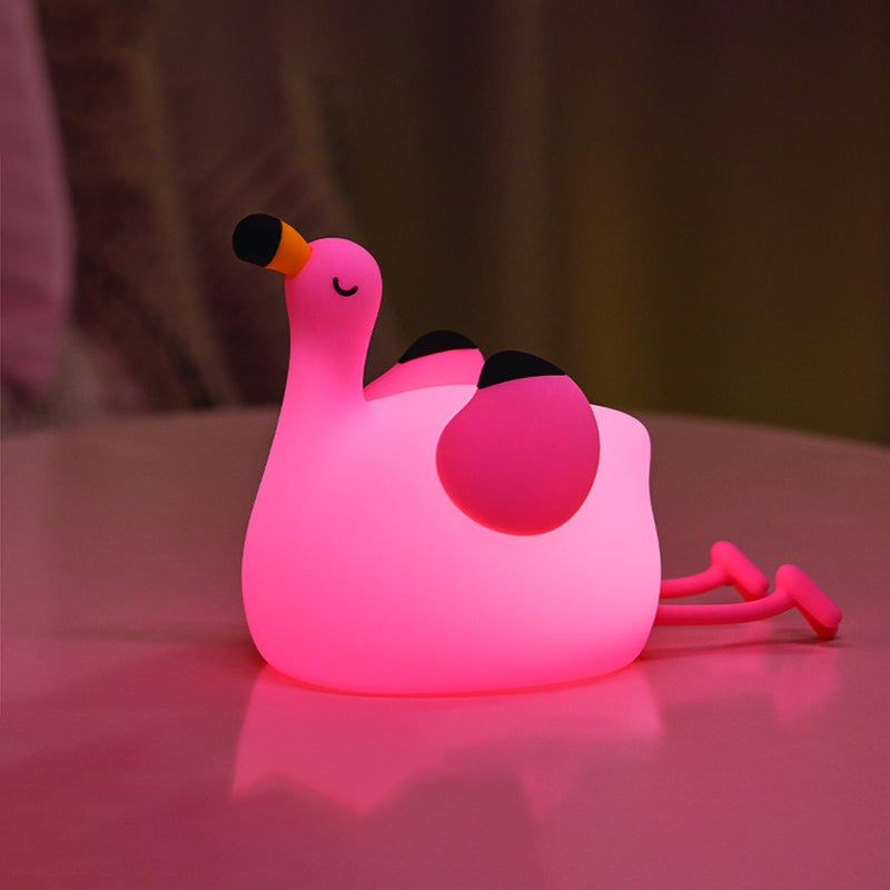 Lampă veghe flamingo 2 W, reglabilă, baterie 1200 mAh, Optonica 285