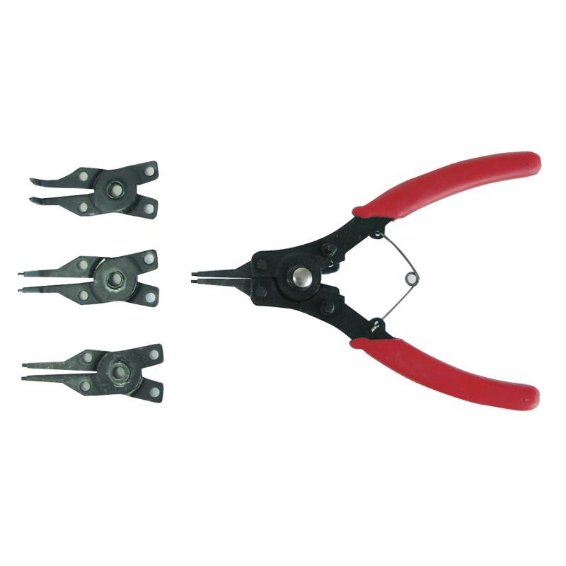 Patent siguranță cu cioc interschimbabil 150 mm, mâner plastic, 4 ciocuri MEGA 28650