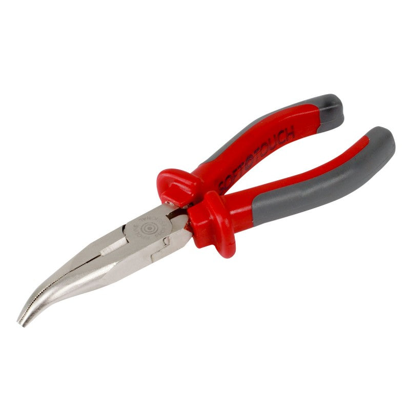 Patent cu cioc îndoit, mâner soft-touch, 160 mm, pentru locuri greu accesibile PROLINE 28721
