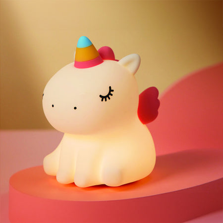Lampă veghe 2 W, 1200 mAh, unicorn, lumina alb cald, reglabilă Optonica 287