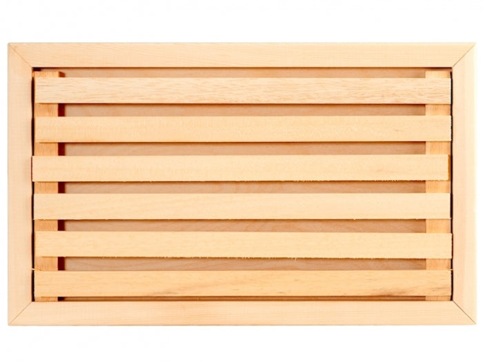 Suport Pentru Taiat Paine Cu Gratar Detasabil, Lemn, 38x25 Cm