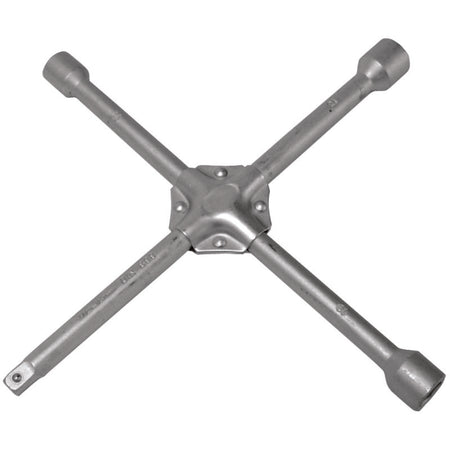Cheie roată în cruce întărită 17 × 19 × 22 cuplaj 1/2, oțel, MEGA 29003