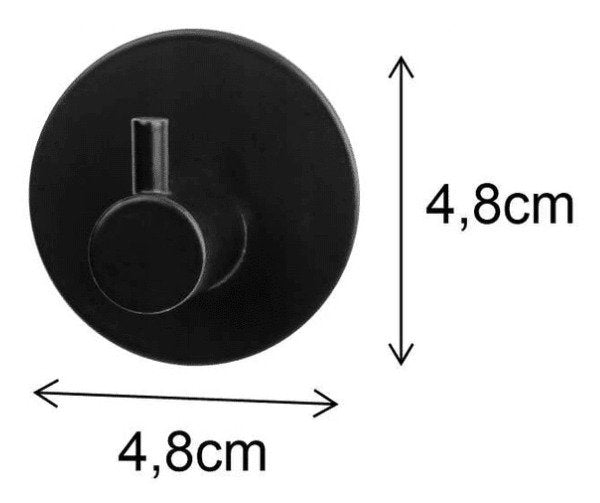 Carlig Autoadeziv Timo Black "1" 23882
