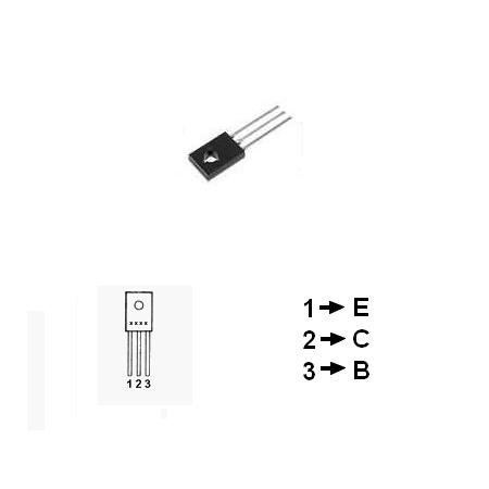 Tranzistor PNP 120 V 1,2 A 20 W 160 MHz 2SA1220