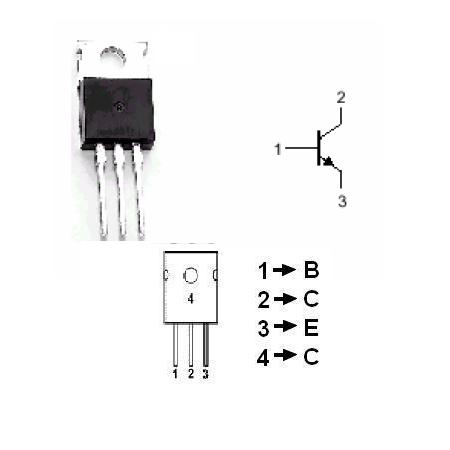 Tranzistor NPN de putere, 60V, 3A, 30W, 90MHz 2SD1505