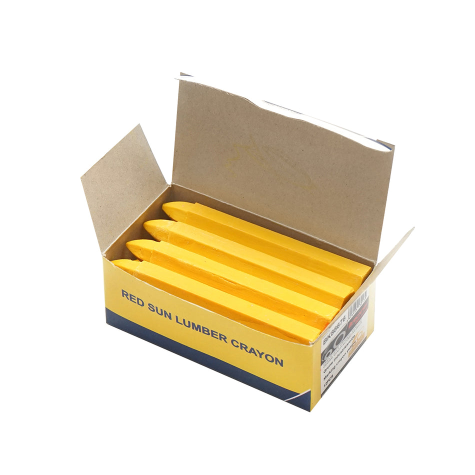 Set de 12 crete industriale galbene pentru marcaje BK88676