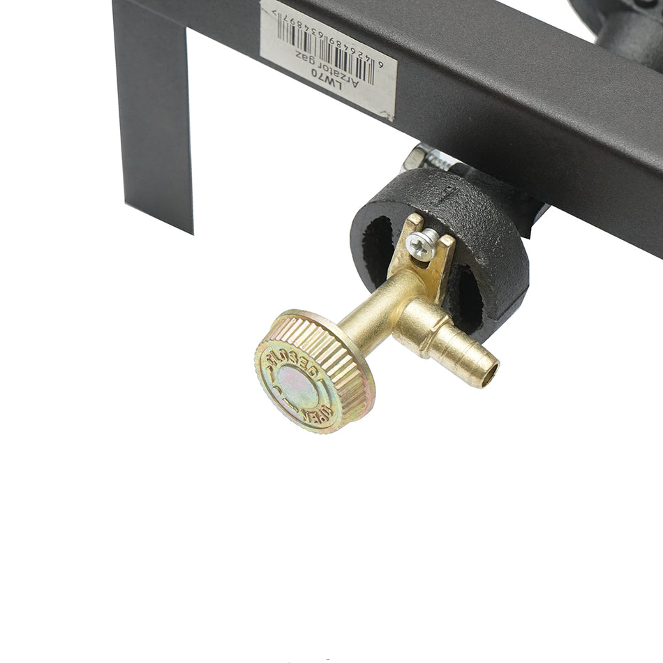 Pirostrie pe gaz pătrată cu 4 picioare din fontă 250 × 250 × 100 mm DISLW70