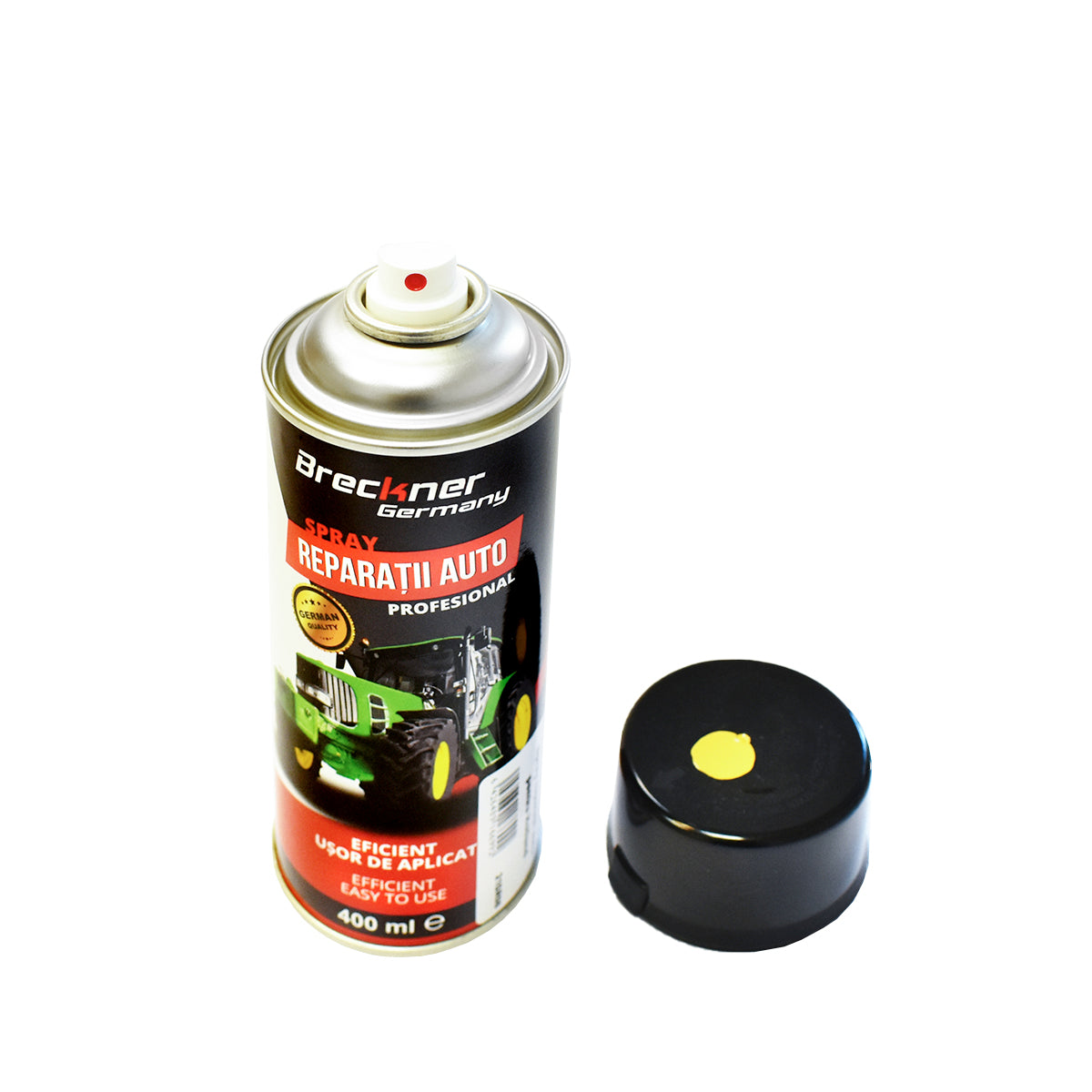 Spray vopsea galben pentru reparații auto, strat rezistent BK1S129