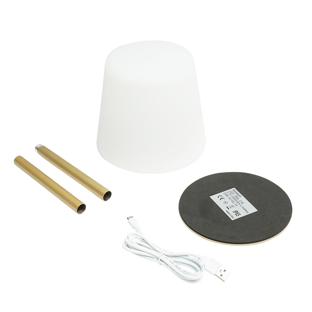 Lampă de masă LED reîncărcabilă pentru exterior, 2W, baterie 1200 mAh