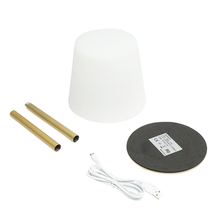 Lampă de masă LED reîncărcabilă pentru exterior, 2W, baterie 1200 mAh