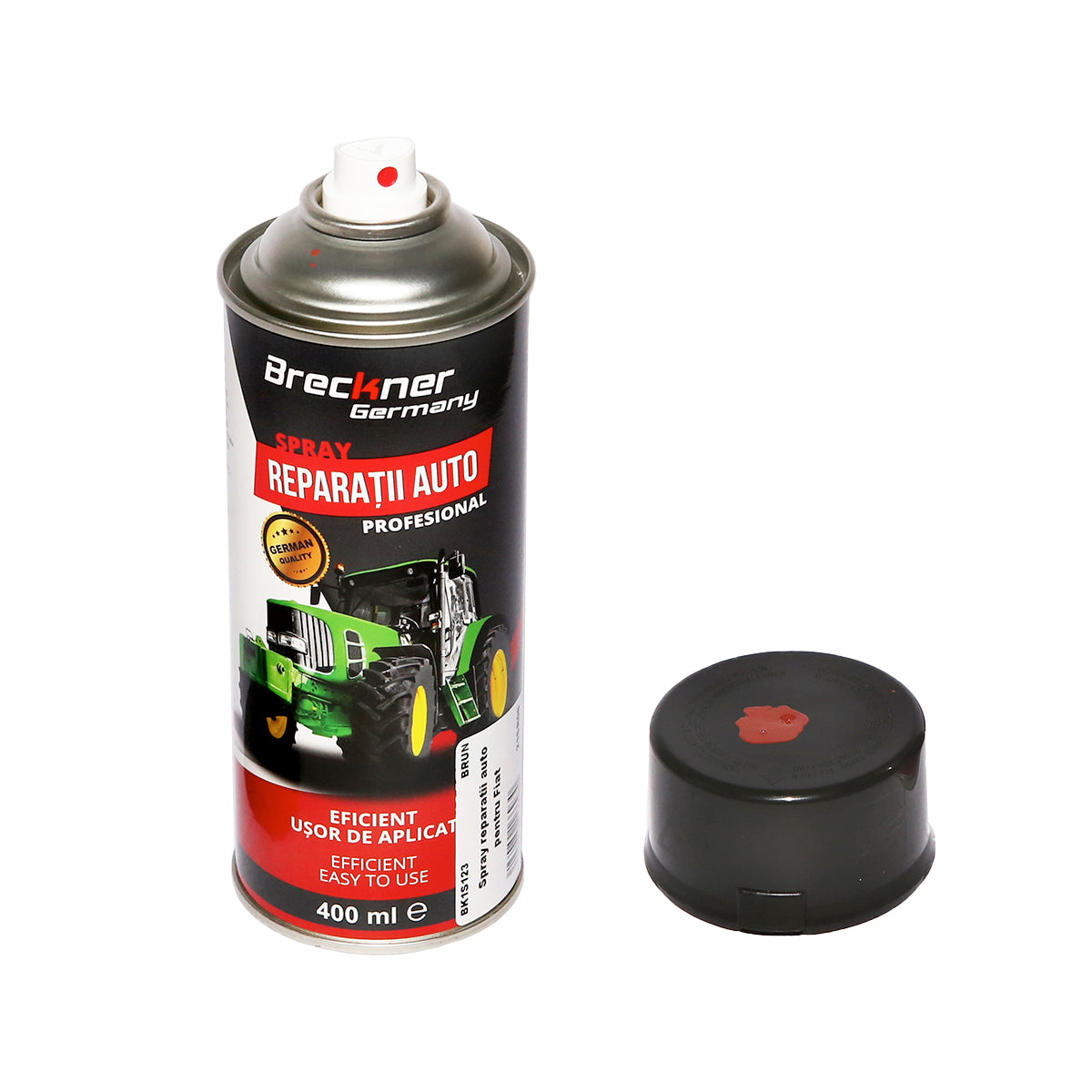 Spray vopsea brun pentru reparații auto, consum 110-130 ml/m² BK1S123