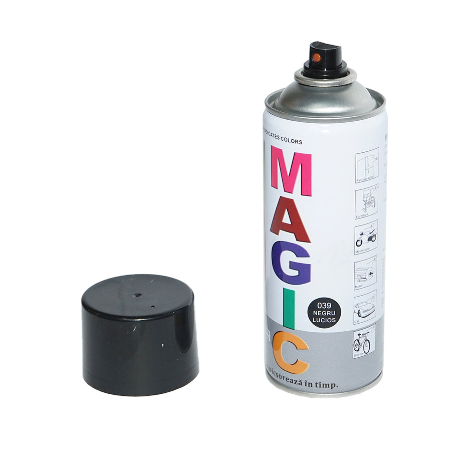 Vopsea Spray Negru Lucios 039, 450ml