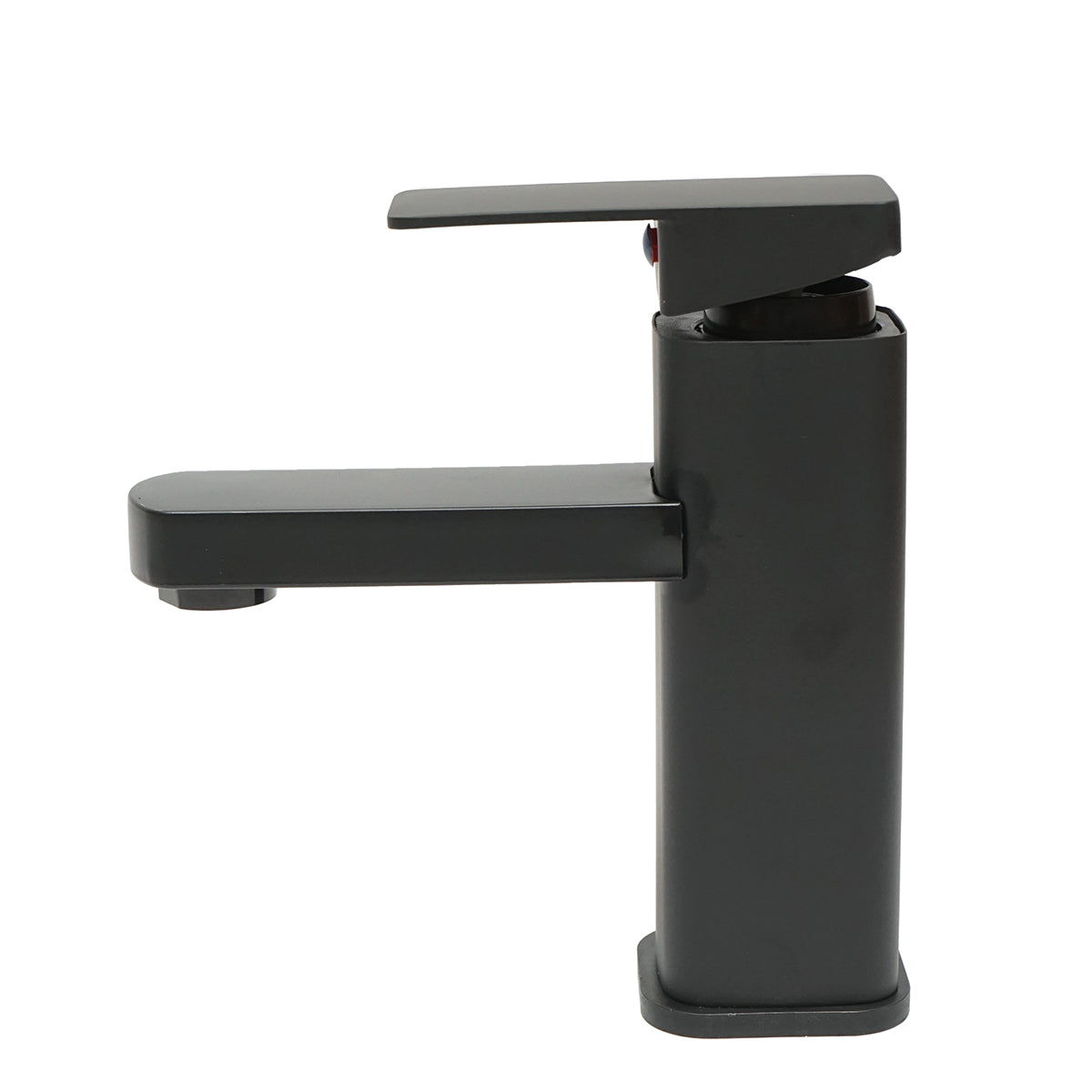 Baterie Lavoar Monocomanda, Finisaj Negru Mat, Montaj Stativ, Otel