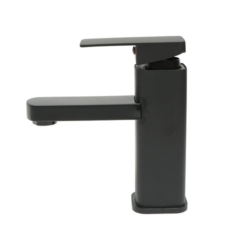 Baterie Lavoar Monocomanda, Finisaj Negru Mat, Montaj Stativ, Otel
