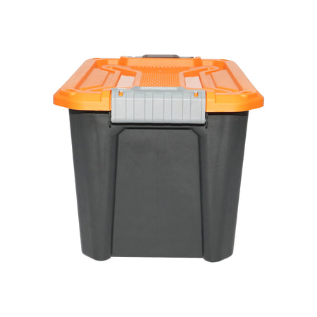 Lada Depozitare Heavy Duty 18l Cu Capac, Portocalie 385x295x260mm B G