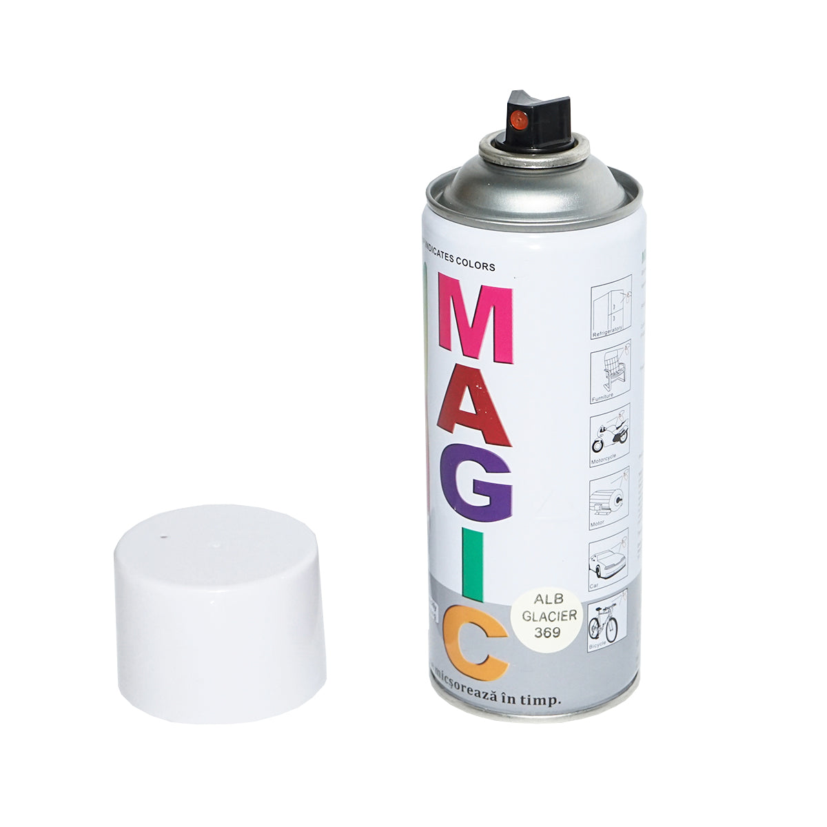 Spray vopsea Magic alb glacier 400 ml FOX369