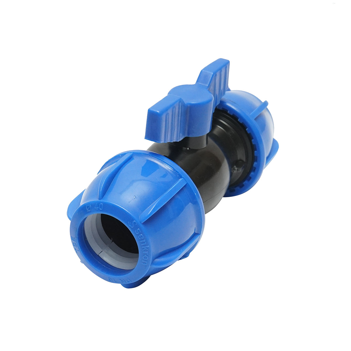 Robinet Mufa Cu Bila Pehd Compresiune D40x40mm, Pn10 Pt Sisteme Irigat
