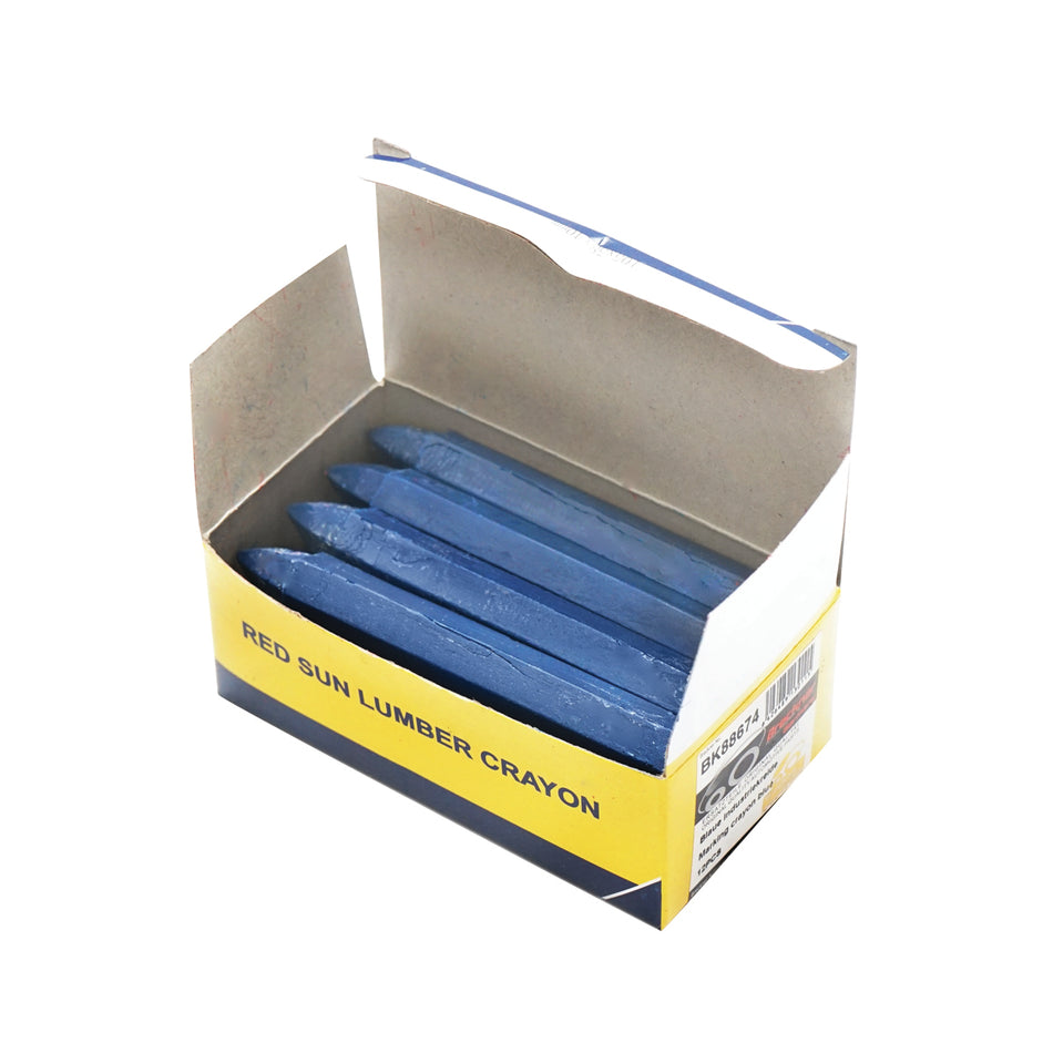Set cretă industrială albastră pentru marcaje cu 12 bucăți în cutie BK88674