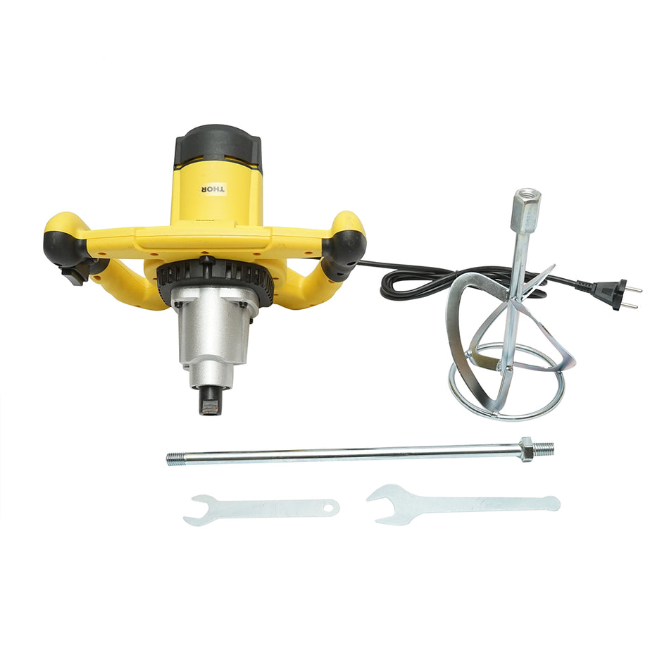 Mixer, malaxor electric cu amestecator 1600W, 220V, 2 viteze pentru vopsea, mortar, adeziv