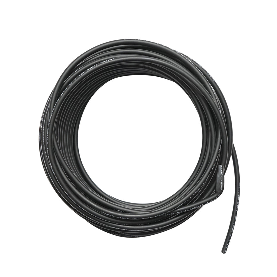 Cablu Panou Solar   4mmx20m Negru