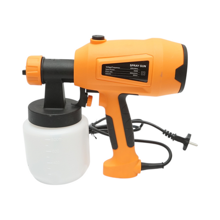 Pistol vopsit electric 550 W, debit 800 ml/min, 3 duze, rezervor 800 ml, DISRX10