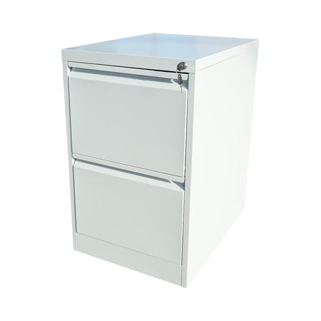 Fișet metalic cu 2 sertare 731 × 452 × 620 mm cu închidere centralizată gri RAL 7035 Breckner Germany BK77706