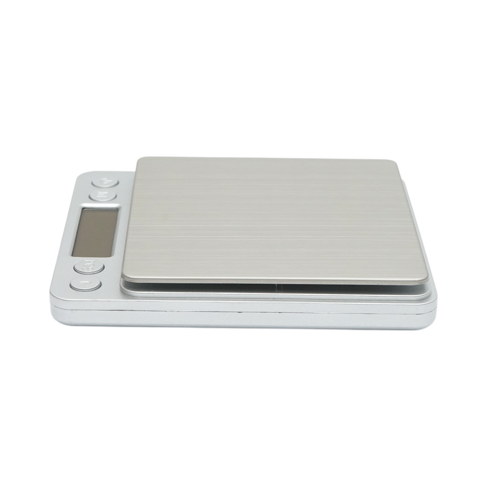 Cântar electronic digital de bucătărie de 3 kg cu platformă din inox și funcție TARA BK78298