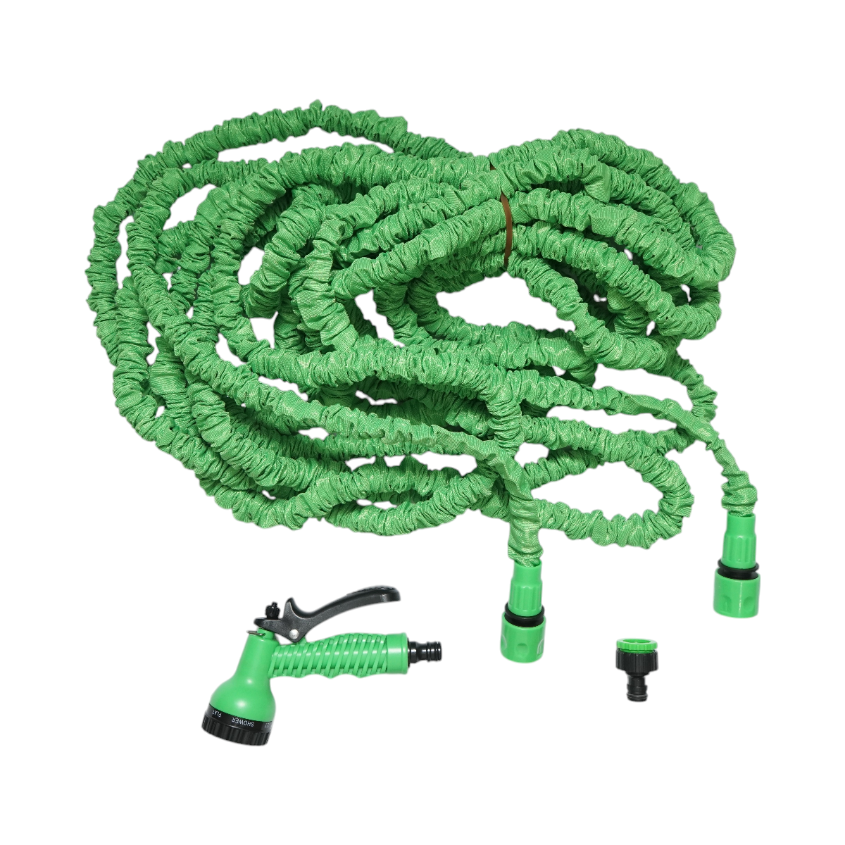 Furtun Gradina Extensibil Latex 10-30m Reglabil , Adaptor3/4 Cupla 1/2