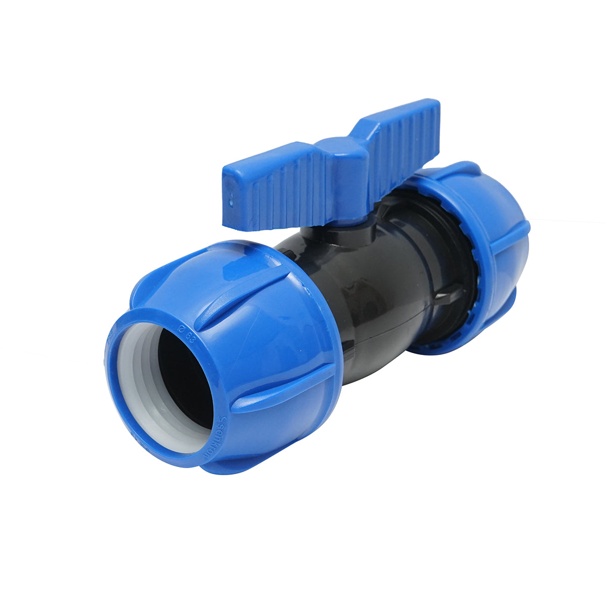Robinet Mufa-mufa Compresiune D63x63mm, Pn10 Poelsan