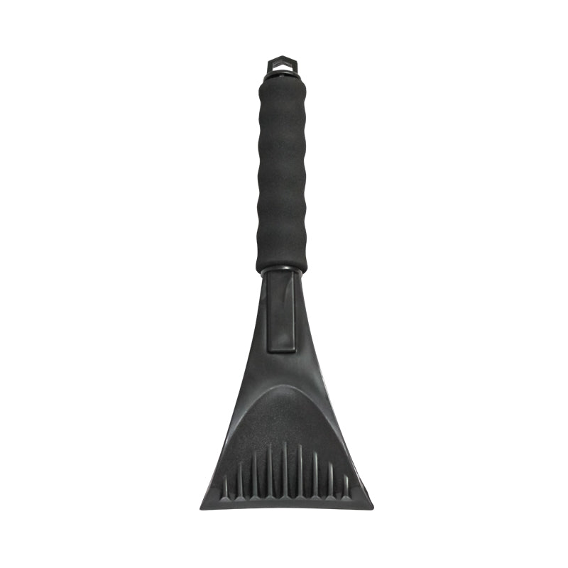 Racleta Gheata Cu Maner Invelit In Burete - Neagra