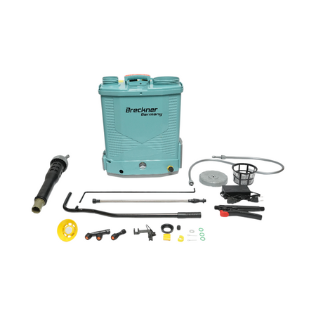 Pompa de stropit vermorel 2 în 1 manuală și electrică, rezervor 18L, baterie 12V, Breckner Germany BK92935