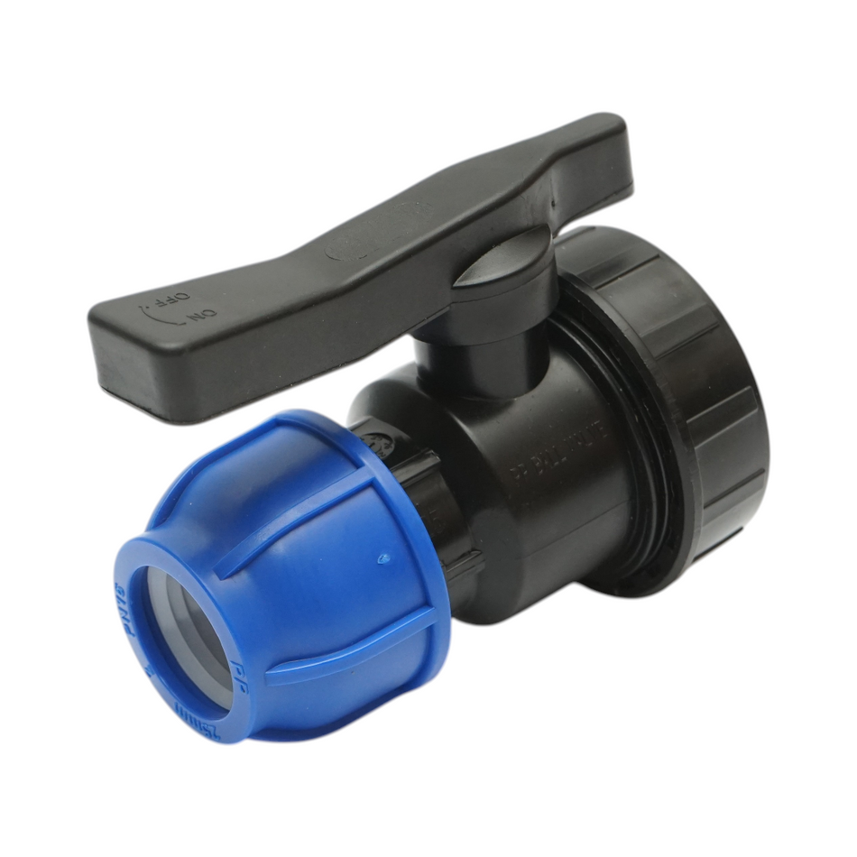 Robinet cu bilă cu compresiune 25 mm și filet interior 3/4 inch PN16 DISLU58
