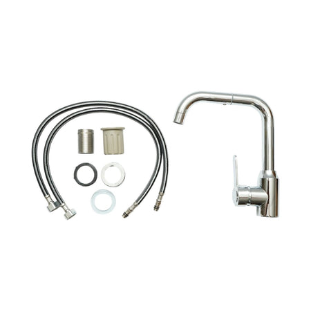 Baterie chiuvetă bucătărie tip U, pipă rotativă 360 grade, monocomandă DISVM57