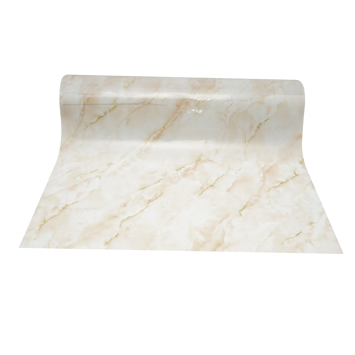 Folie protecție pentru masă decorativă PVC siliconizat 80 cm × 20 m, grosime 1,2 mm Marmura natur Breckner Germany DISUN23