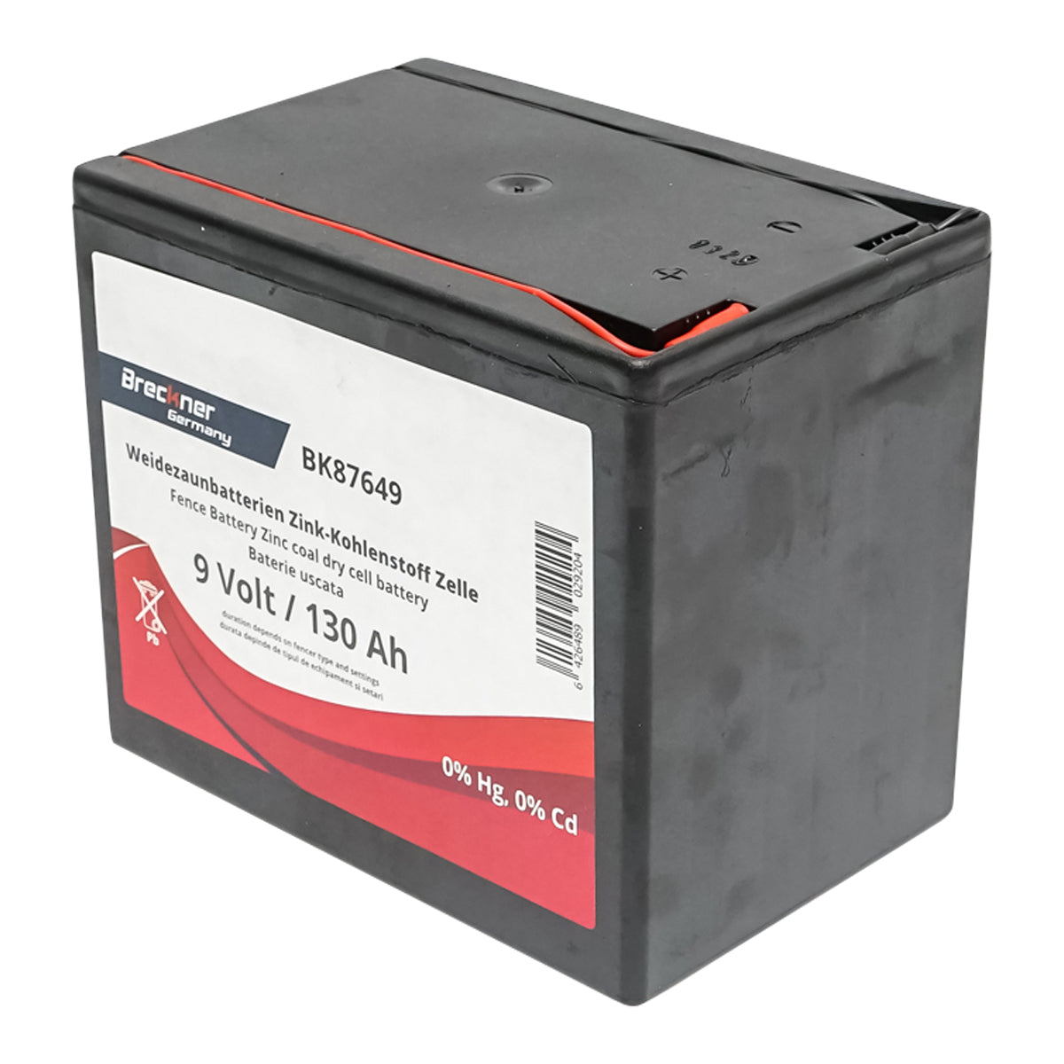 Baterie Uscata (nereincarcabila) 9v 130ah Pentru Gard Electric