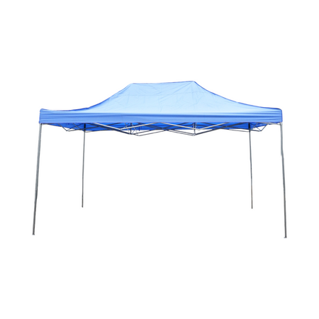 Cort Tip Pavilion Albastru 3x4.5m, Inaltime Reglabila, Pliabil