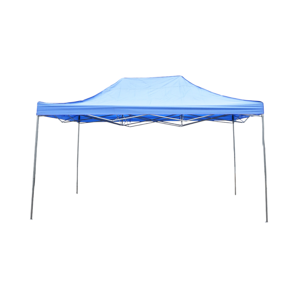 Cort Tip Pavilion Albastru 3x4.5m, Inaltime Reglabila, Pliabil