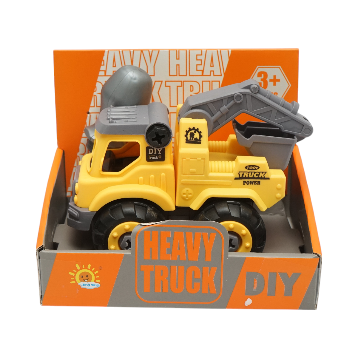 Camion Cu Brat Excavator Jucarie Tip Montessori
