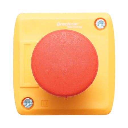 Carcasă buton oprire roșu rasucire tip ciupercă 1NO 40 mm Breckner Germany BK76770