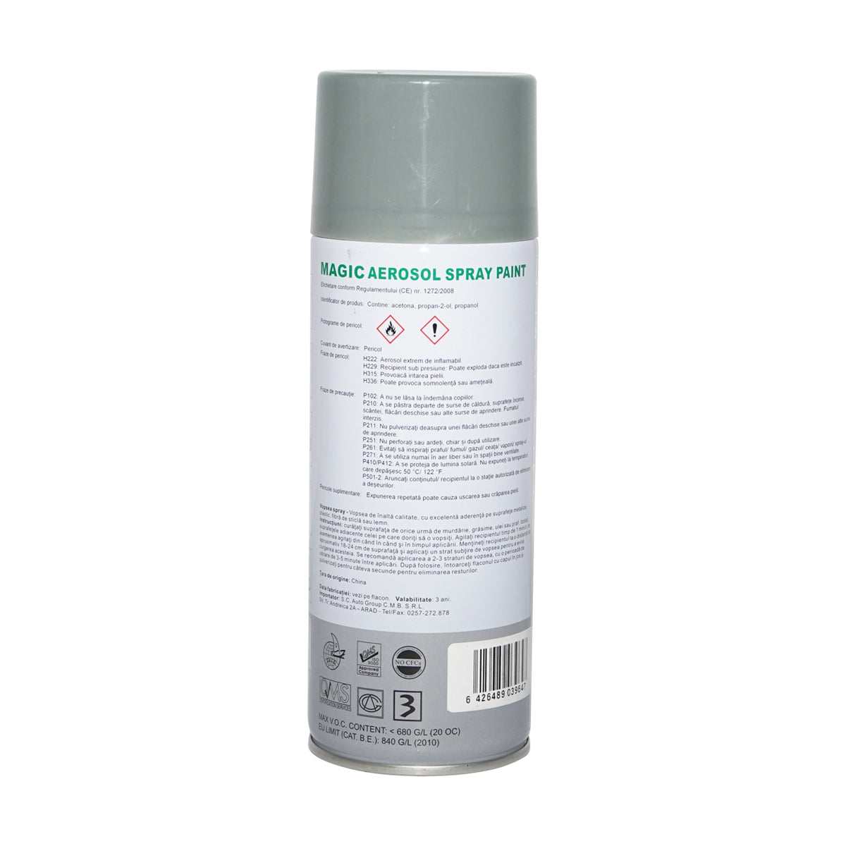 Vopsea Spray Gri 7001, 450ml