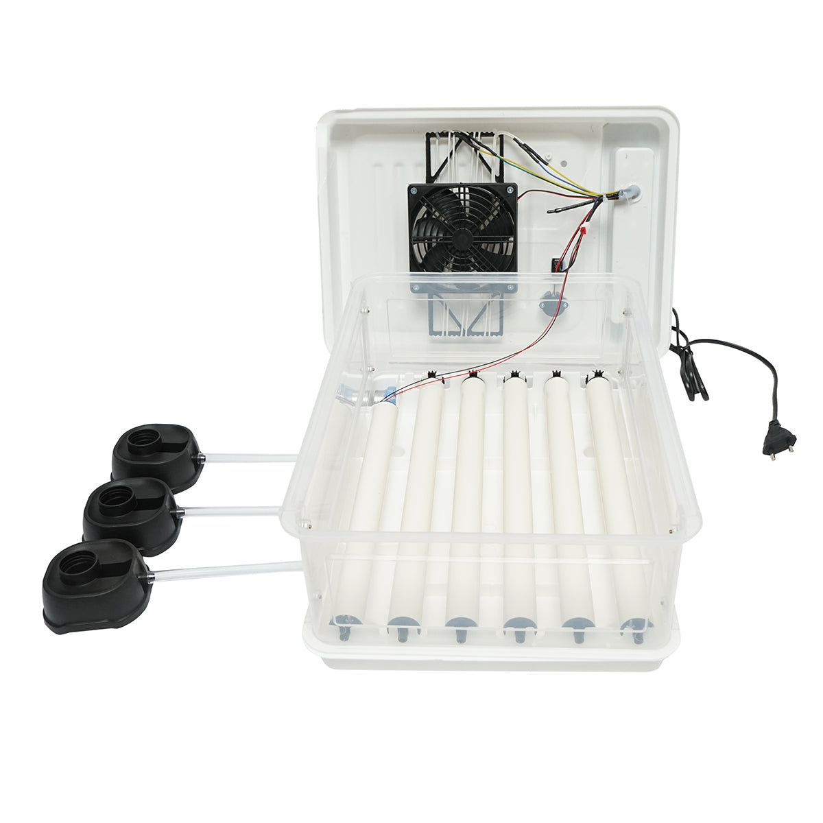 Incubator Automat 30 Oua 50w, 12v-220v, Rotire Automata, Afisaj Electronic