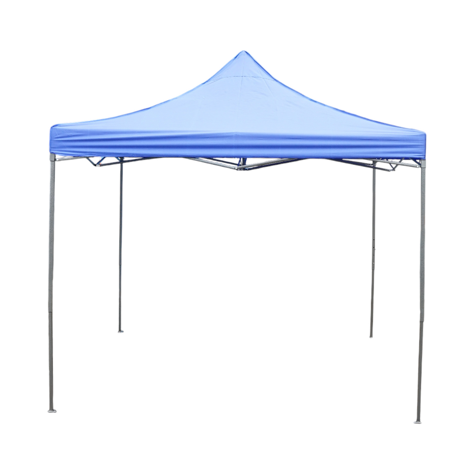 Cort Tip Pavilion Albastru 3x3m, Inaltime Reglabila, Pliabil