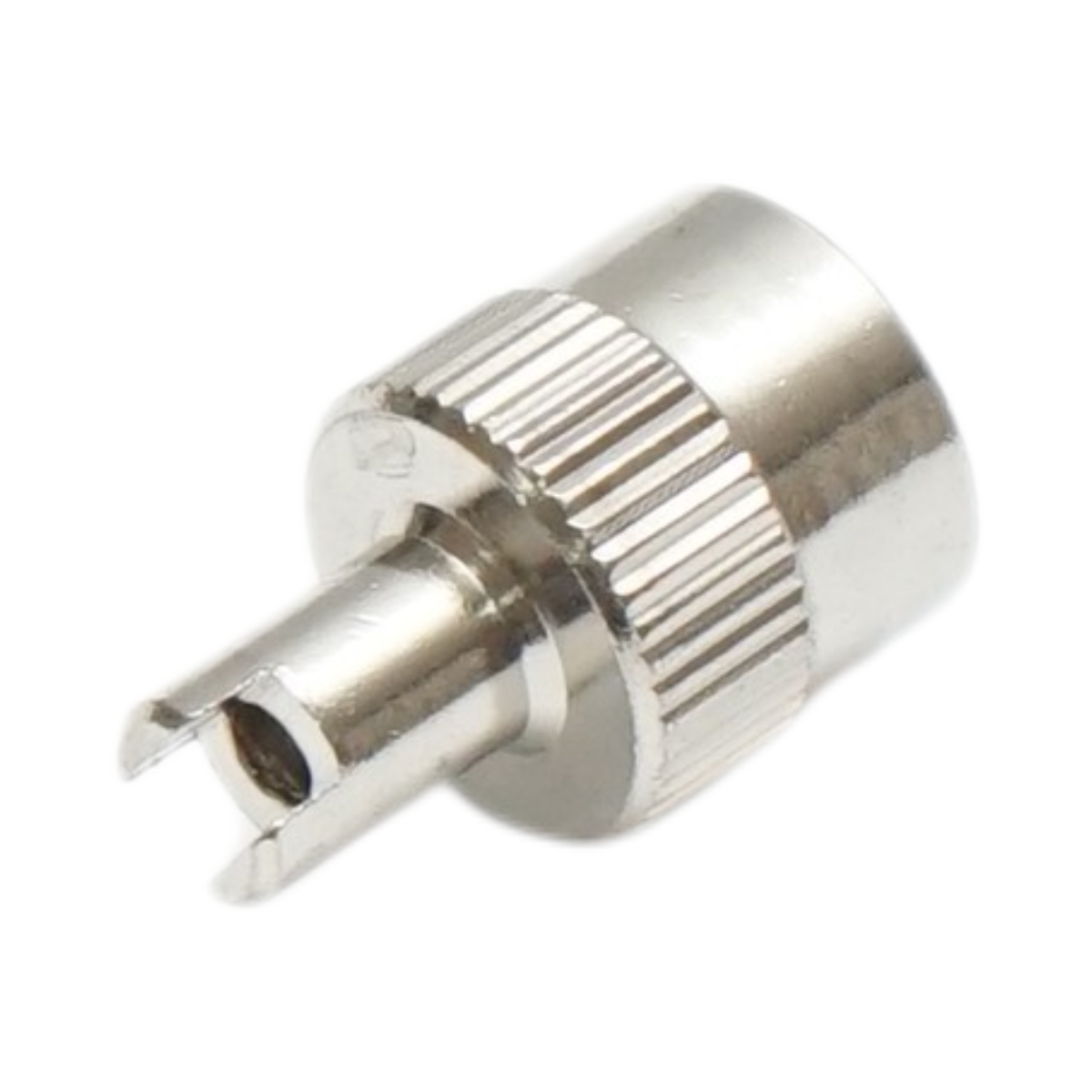 Capăcel valvă metalic cu cap de șurubelniță, filet 7 mm BK80211