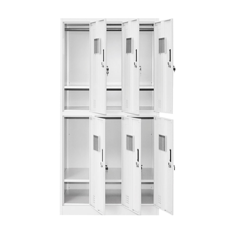 Dulap Metalic Vestiar Cusetat 3x2 Cu 6 Usi