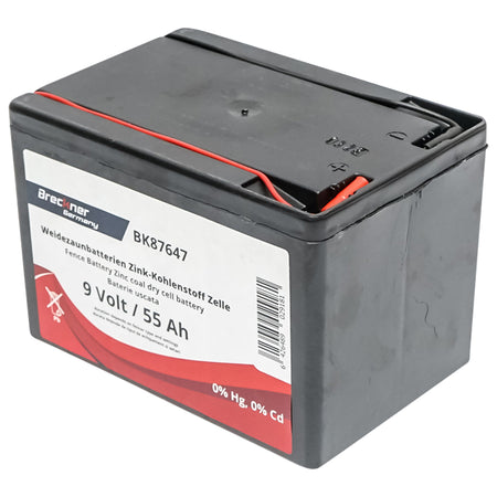 Baterie Uscata (nereincarcabila) 9v 55ah Pentru Gard Electric