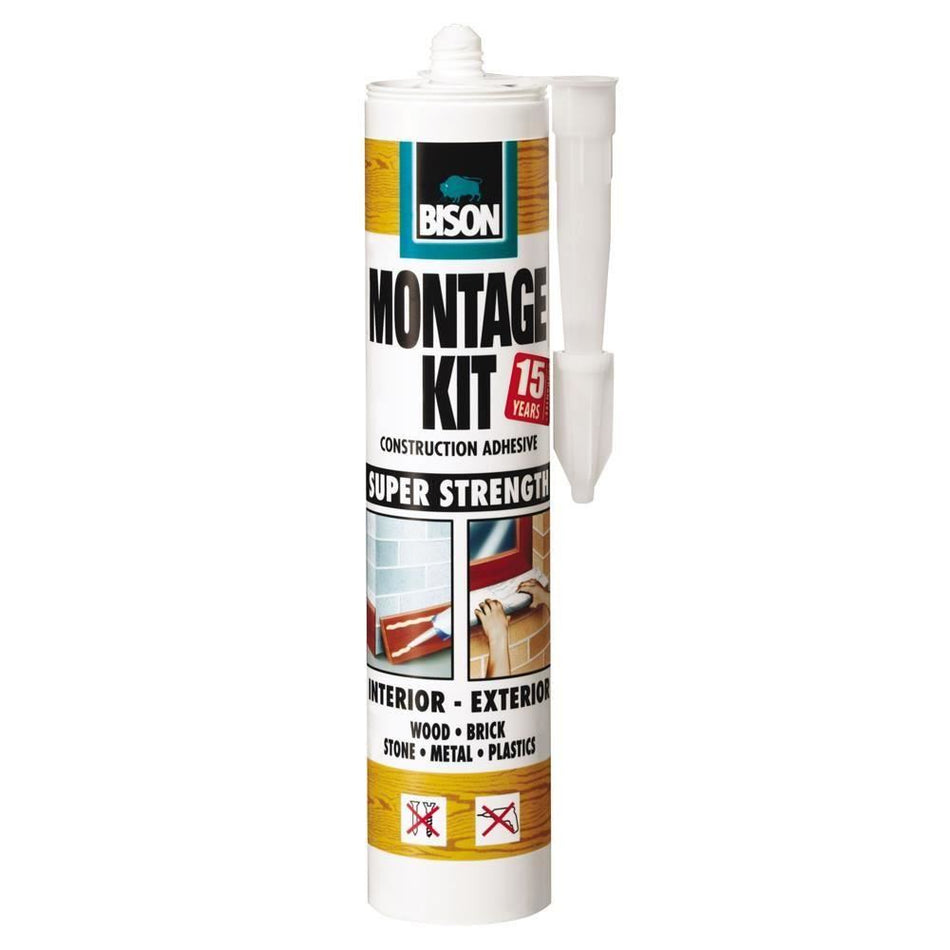 Adeziv Pt. Constructii Int/ext Bison Montagekit Super Strength 350g