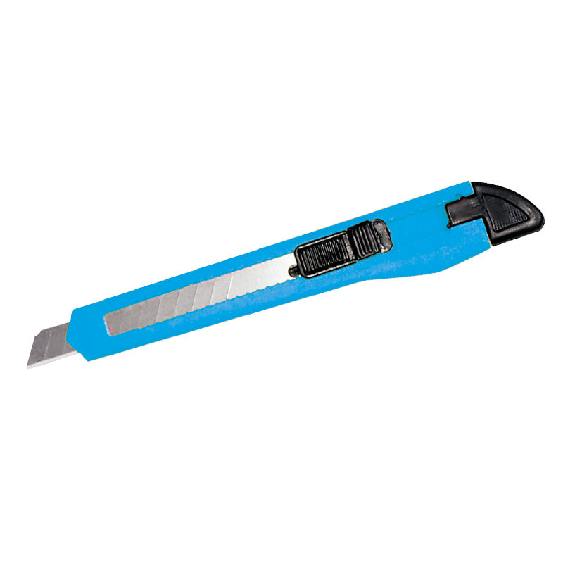 Cutter plastic cu buton blocare, 9 mm, lamă segmentată, MEGA 30009H