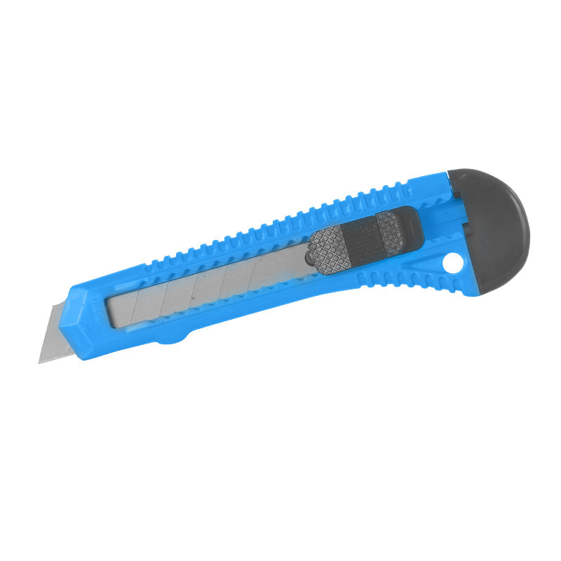 Cutter plastic cu buton blocare 18 mm, lamă segmentată MEGA 30018H