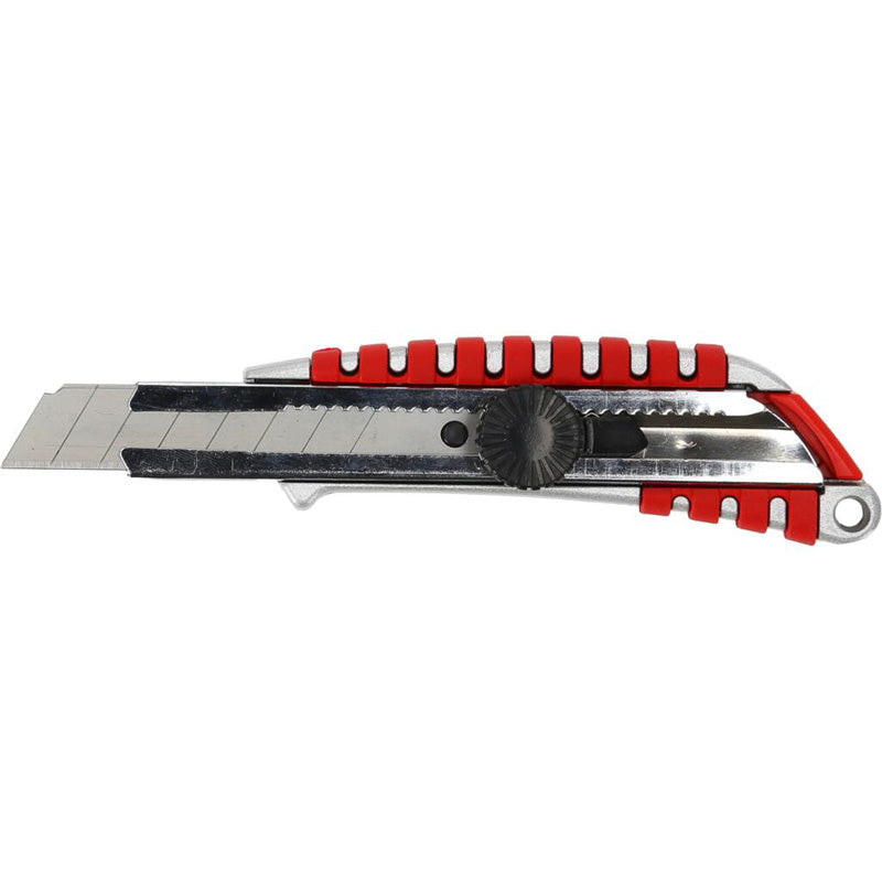Cutter aluminiu cauciucat cu rozetă blocare 18 mm Proline 30042